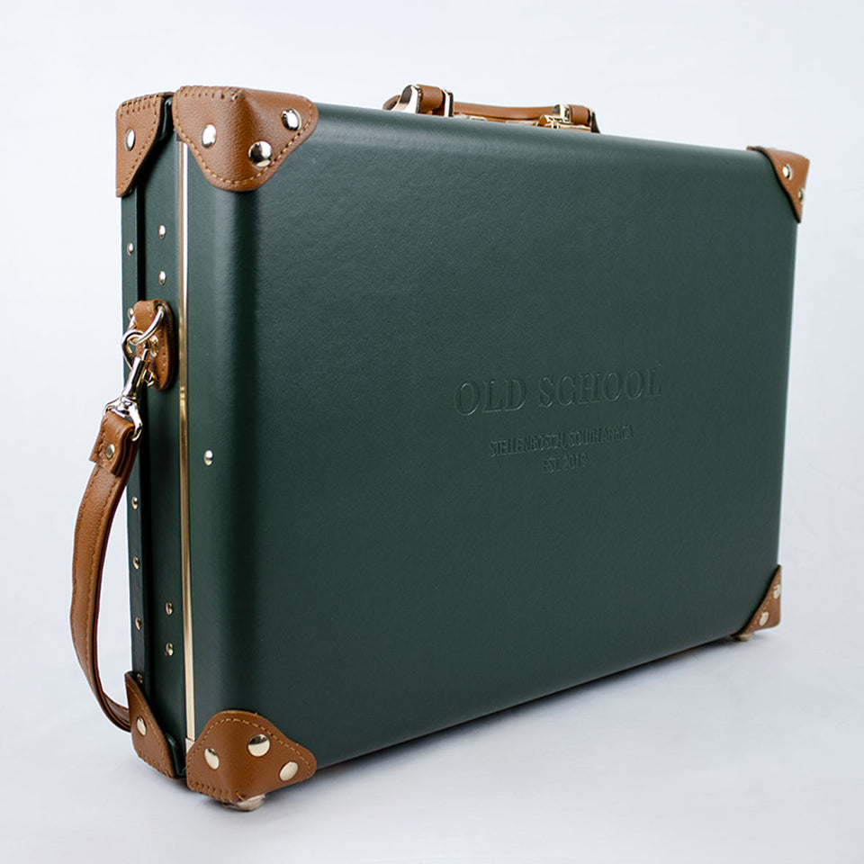 Old School Laptop Bag - OS Green