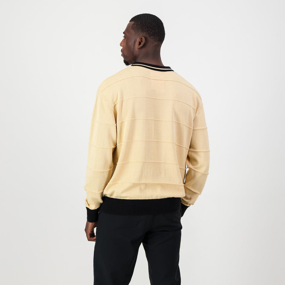 Kaizer Chiefs Long Sleeve Knitted Jersey-Butter