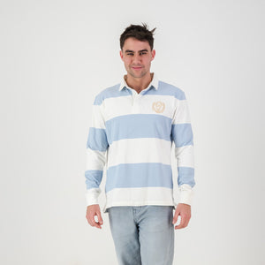 Old School 12X12 YD LS Rugby Jersey-Cloud Dancer