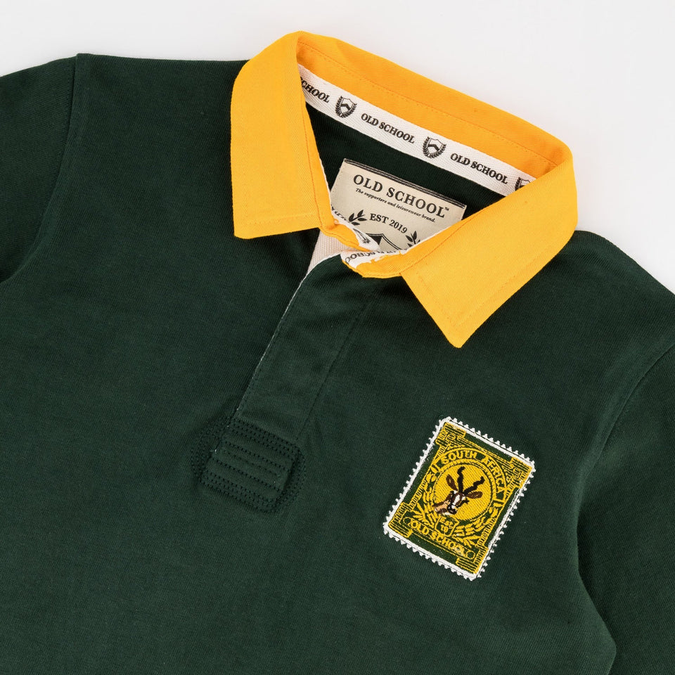 SA Supporters Kids LS Rugby Jersey-OS Green