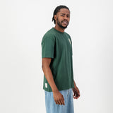 SA Supporters Stamp Reg Crew Tee - OS Green