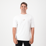 Springboks Pop Badge Boxy Crew Tee-White