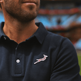 Springboks Pop Badge SS Polo-Navy