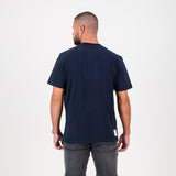 Springboks Stadium Bok Regular Crew Tee-Navy