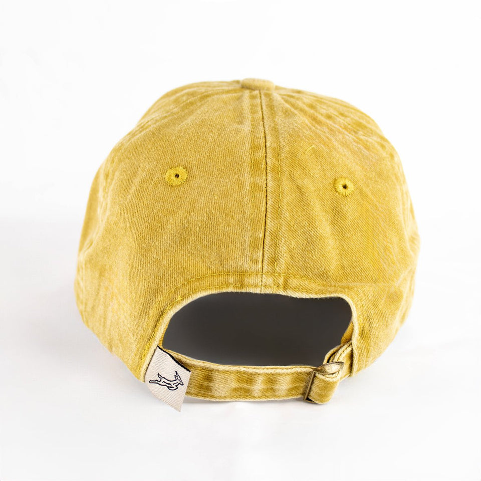 Springboks Natural Emb Dad Cap-Mustard