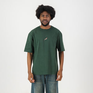 Springboks Pop Badge Boxy Crew Tee - OS Green
