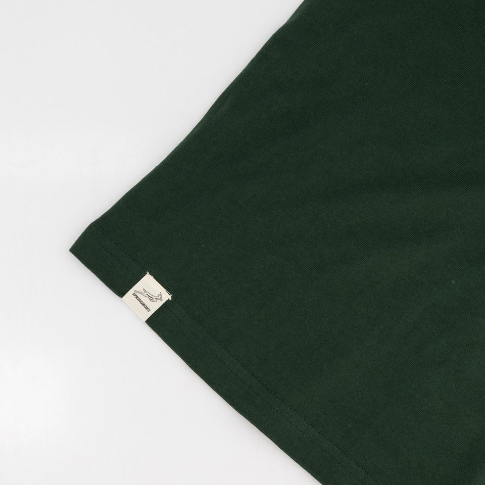 Springboks Pop Badge Boxy Crew Tee - OS Green