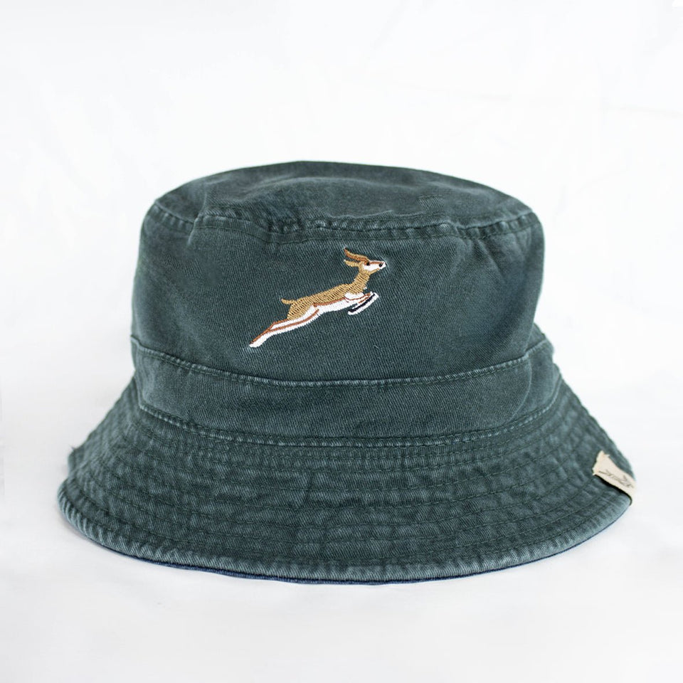 Springboks Reversible Bucket Hat-OS Green