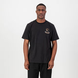 Springboks Shield Badge Regular Crew Tee - Black