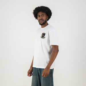 Springboks Shield Badge Regular Crew Tee - White