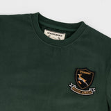 Springboks Shield Badge Regular Crew Tee-OS Green