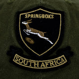 Springboks Shield Dad Cap-Military Olive