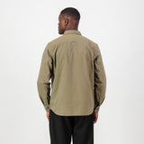 Springboks Tailored LS Oxford Shirt-Taupe