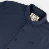 Springboks Tailored LS Shirt-Navy